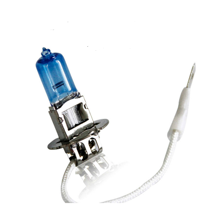 Car Halogen Headlight Bulbs with Xenon White Light