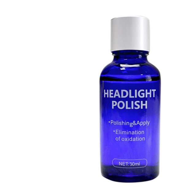 Car Headlight Restoration Kit with Polishing Solution