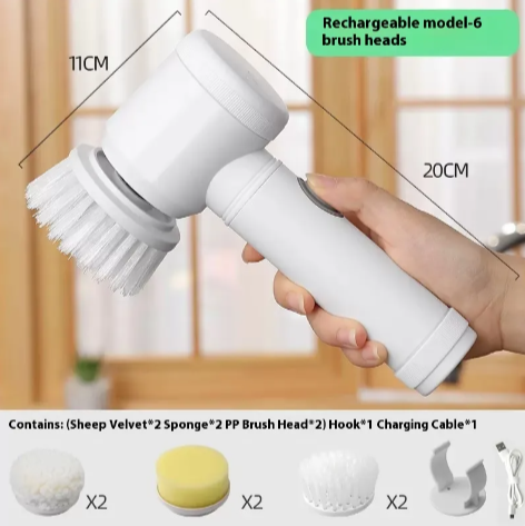 5-in-1 Electric Spin Cleaning Brush