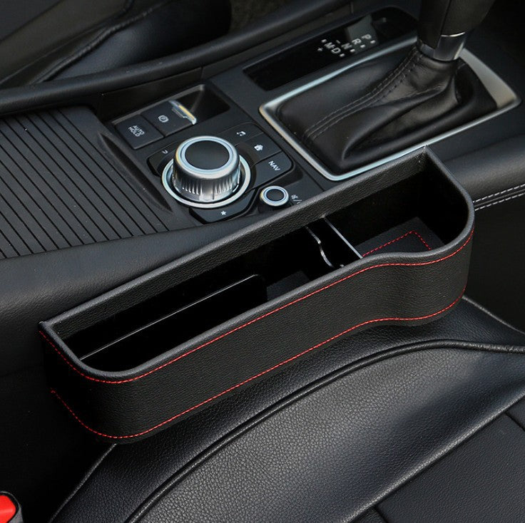 Car Seat Gap Storage Box with Cup Holder and Organizer