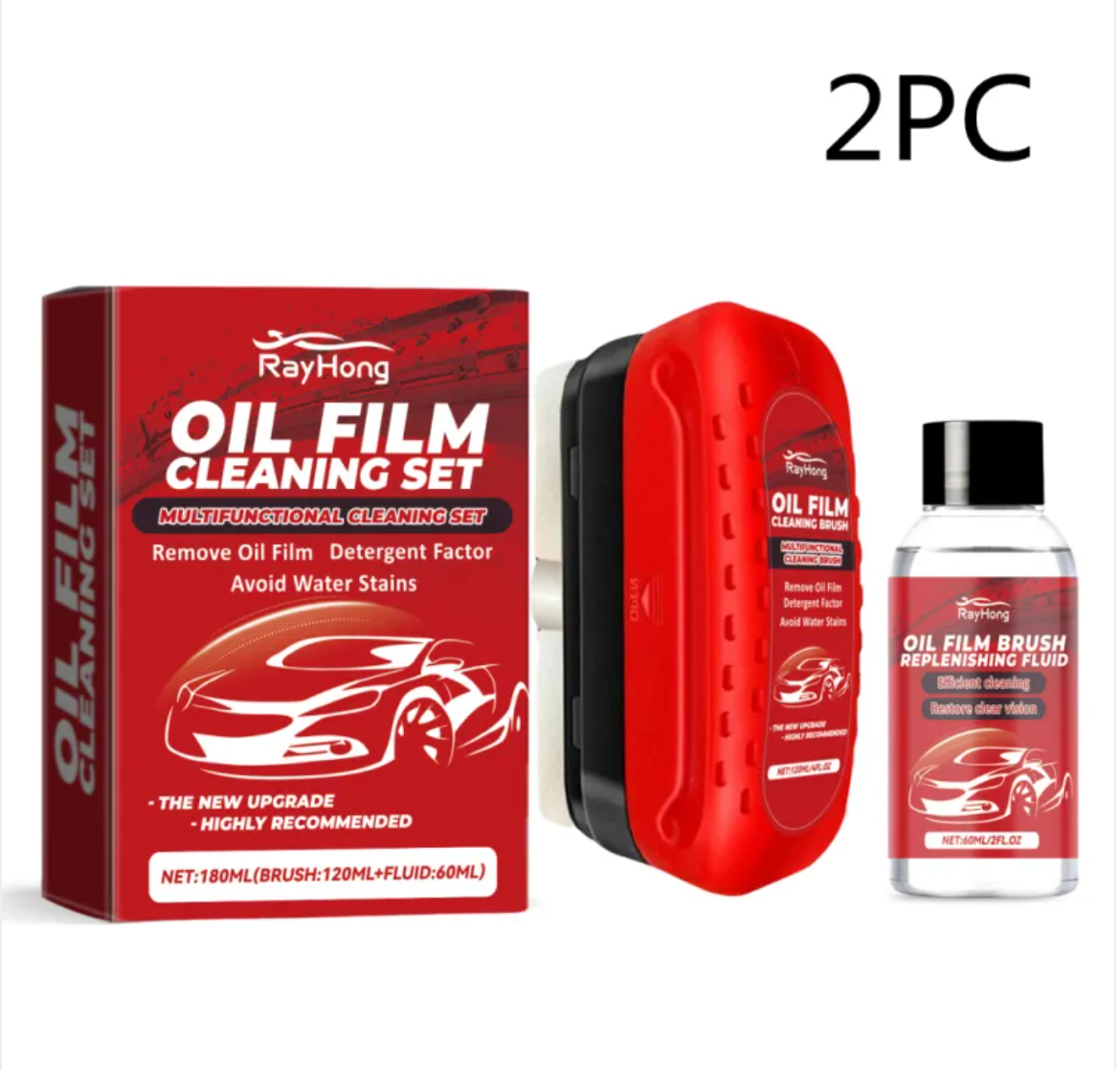Car Windshield Cleaner Set Decontamination